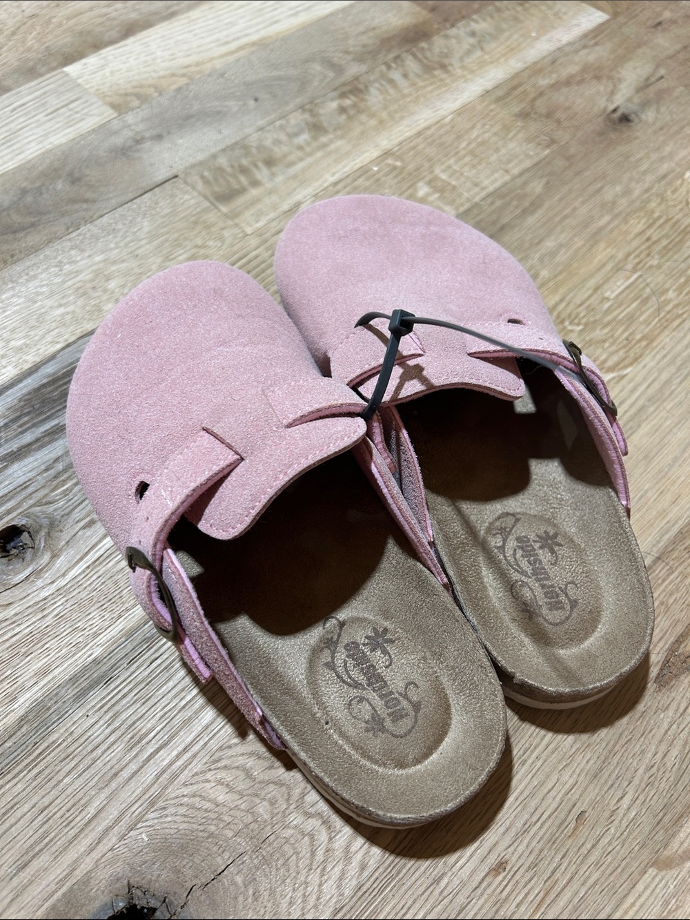 Northside Pink Suede Slip-On Moccasins